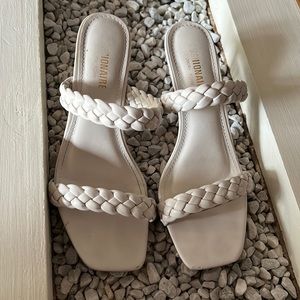 Strappy Cream sandals